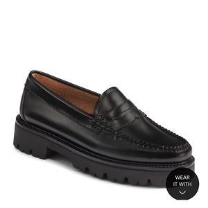 G.H. BASS Women’s Whitney Super Lug Loafers, size 6